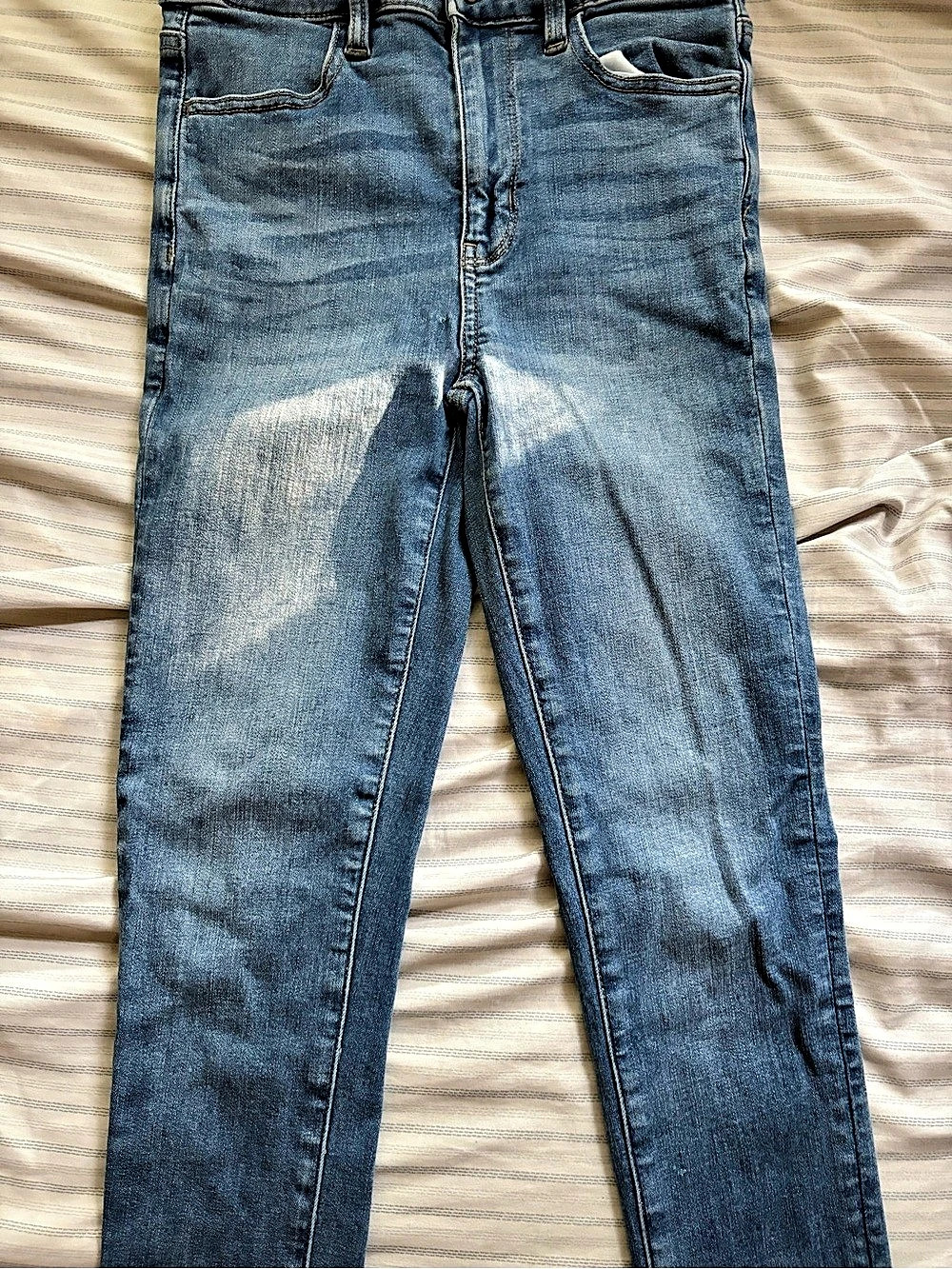 American Eagle Next Level Stretch Skinny Jeans Blue Size Small (2)